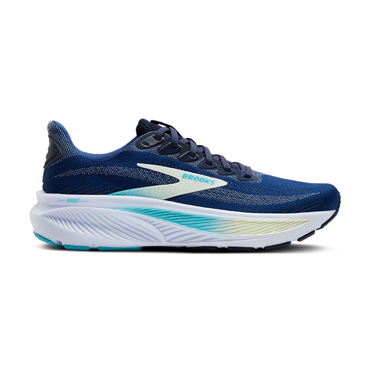 Brooks Ghost 17 – Navy Green Turquoise