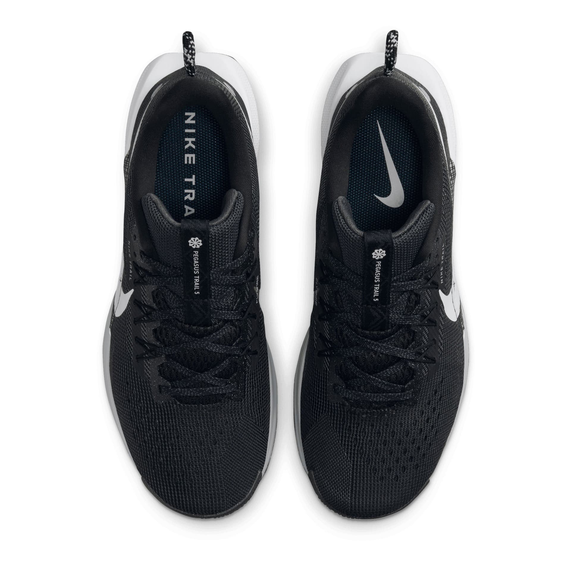 Nike Pegasus Trail 5 – Black White Anthracite Wolf Grey — 5