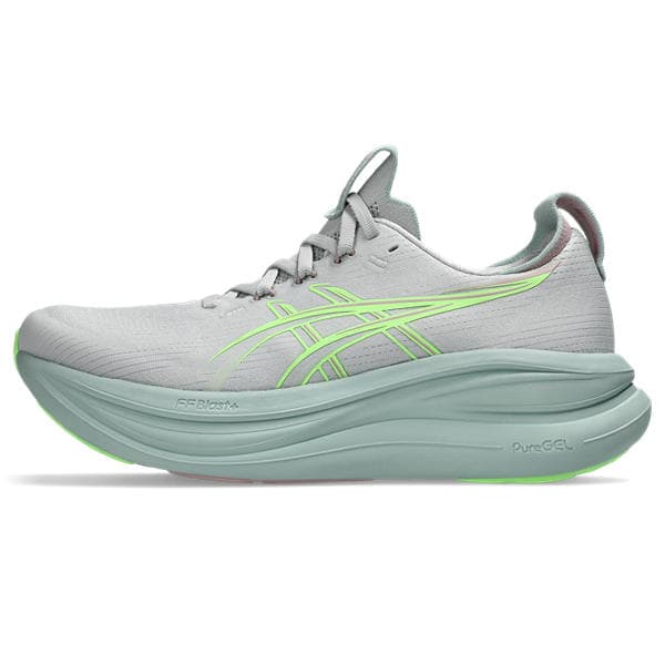 ASICS Gel-Nimbus 28 – Cloud Grey Illuminate Green — 3