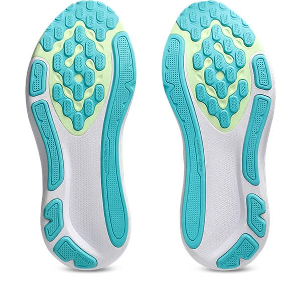 ASICS Gel-Kayano 33 – White Energy Aqua — 8