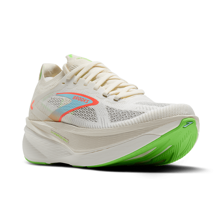 Brooks Hyperion Max 3 – Coconut Green Gecko Pink Clay — 2