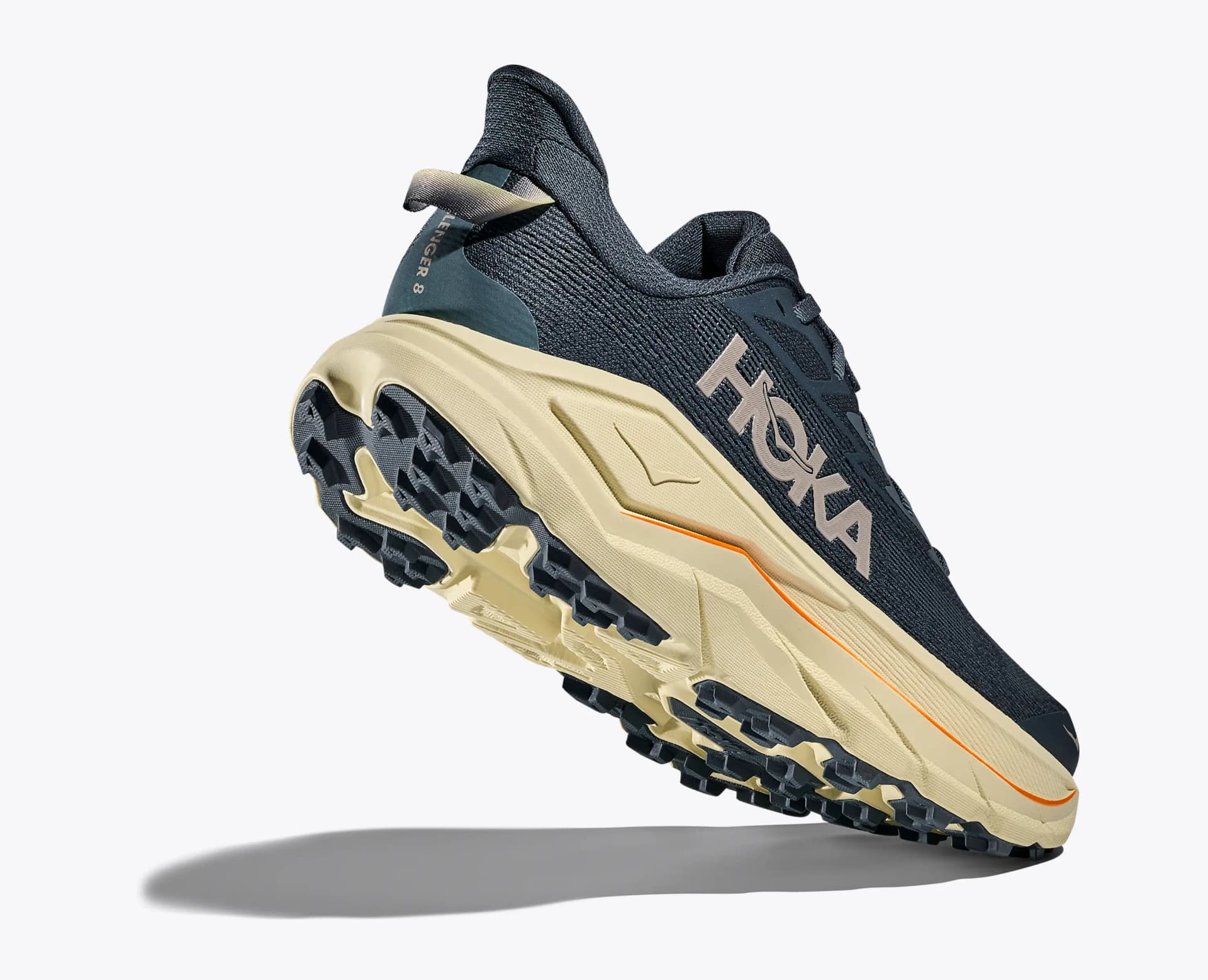HOKA Challenger 8 – Faded Navy / Pampas Grass — 4