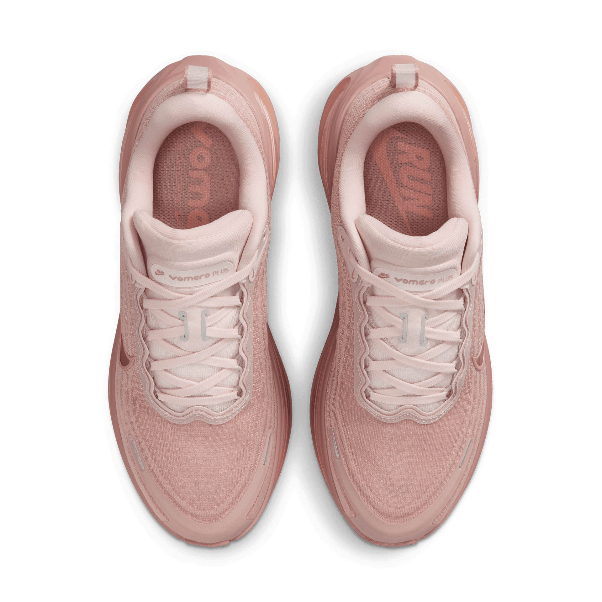 Nike Vomero Plus – Particle Pink Mtlc Rose Gold Silt Red — 2