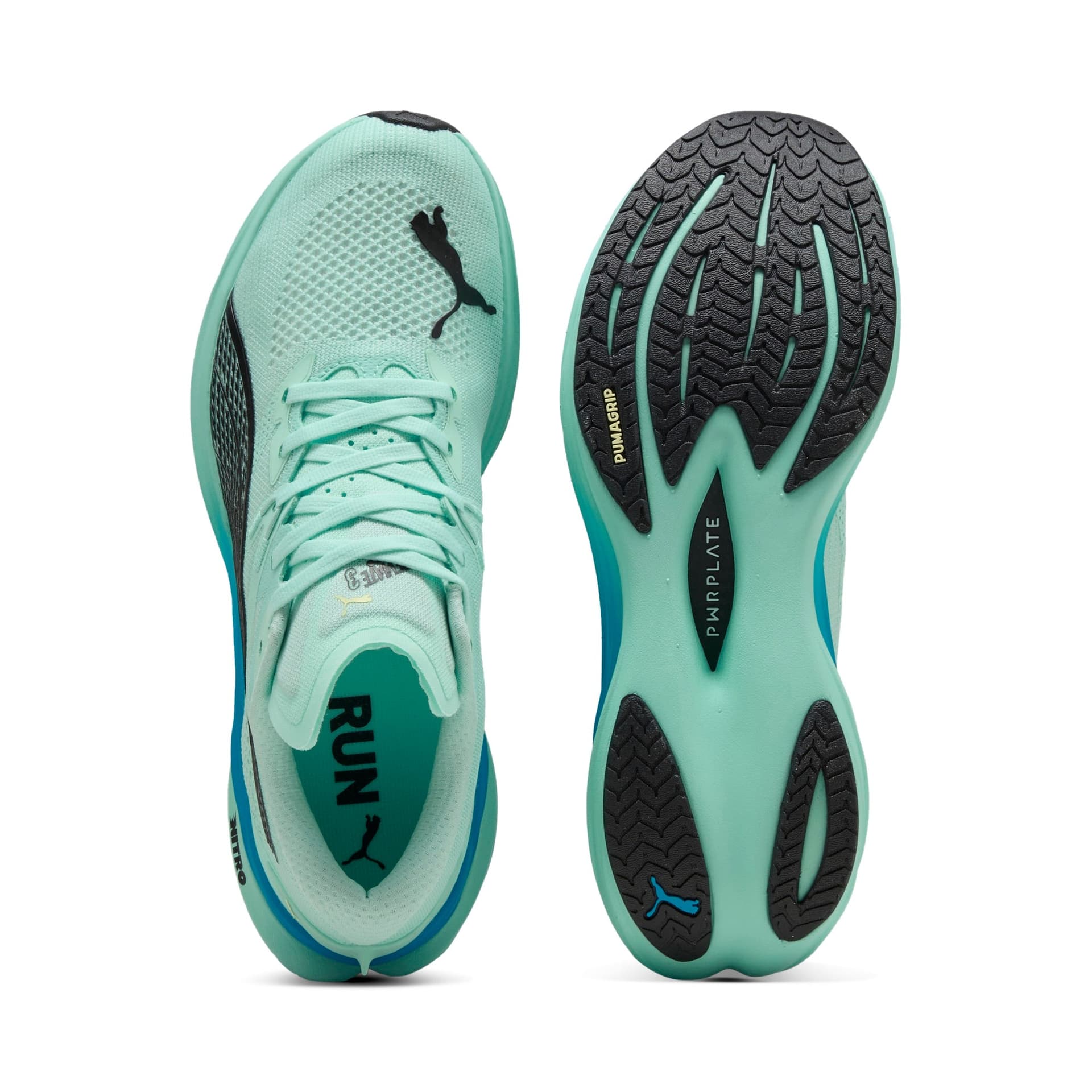 PUMA Deviate Nitro 3 – Mint Melt Speed Blue — 6