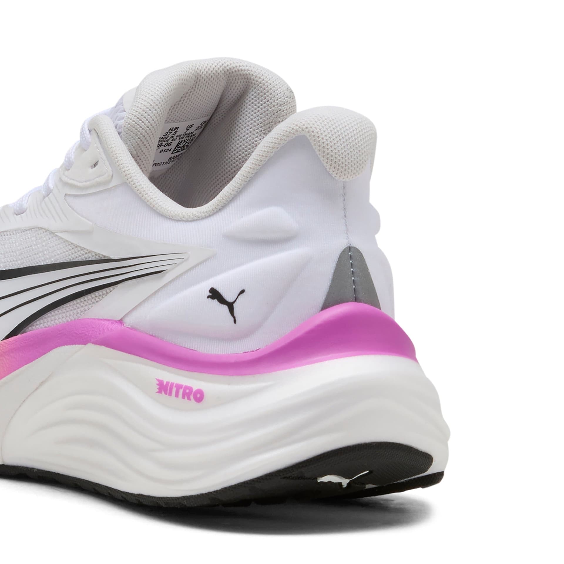 PUMA Electrify Nitro 4 – Puma White Yellow Alert Pure Magenta — 5