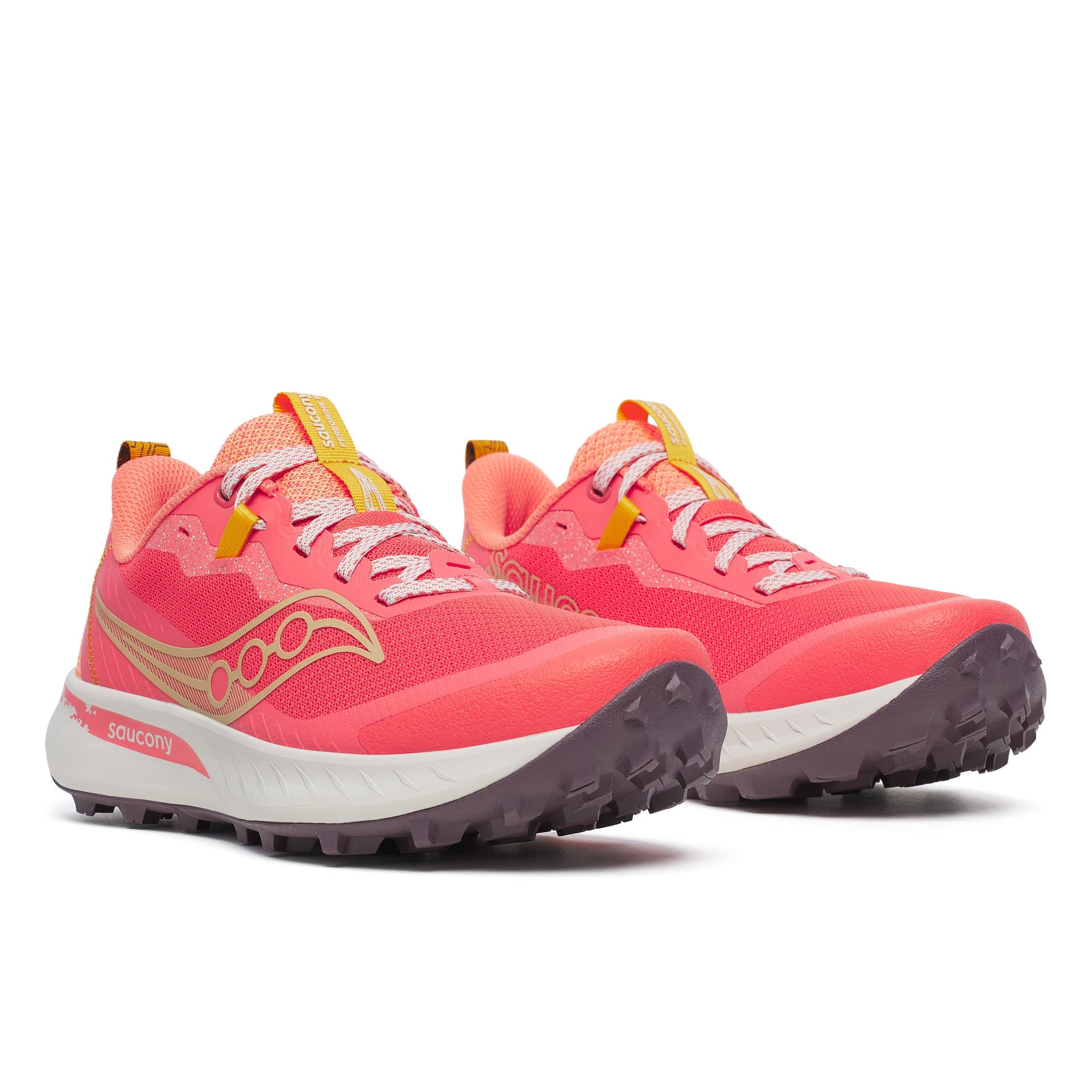 Saucony Peregrine 15 – Coral Salmon — 3