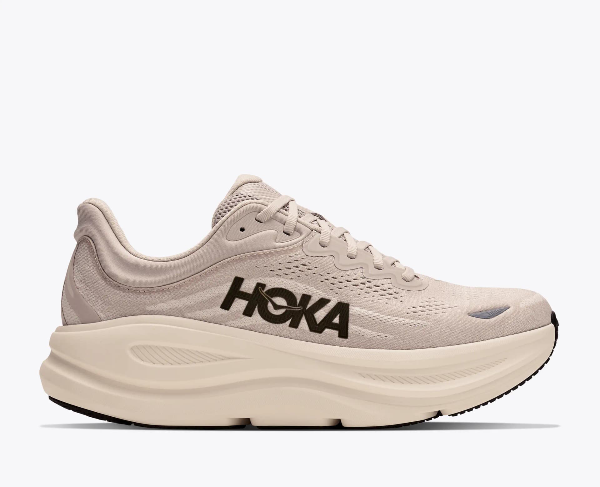 HOKA Bondi 9 – River Rock Grey / Alabaster