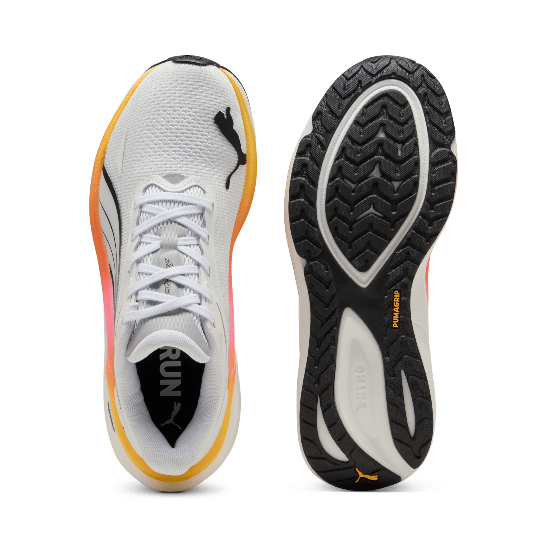PUMA Electrify Nitro 4 – Puma White Sun Stream Poison Pink — 6