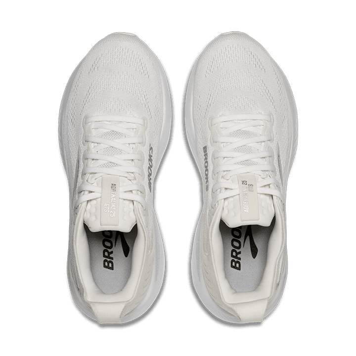 Brooks Adrenaline GTS 25 – White White Silver — 6