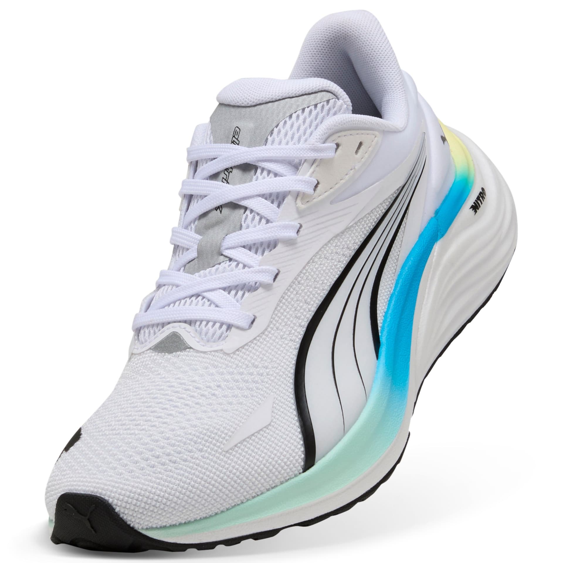 PUMA Electrify Nitro 4 – Puma White Mint Melt Speed Blue — 4