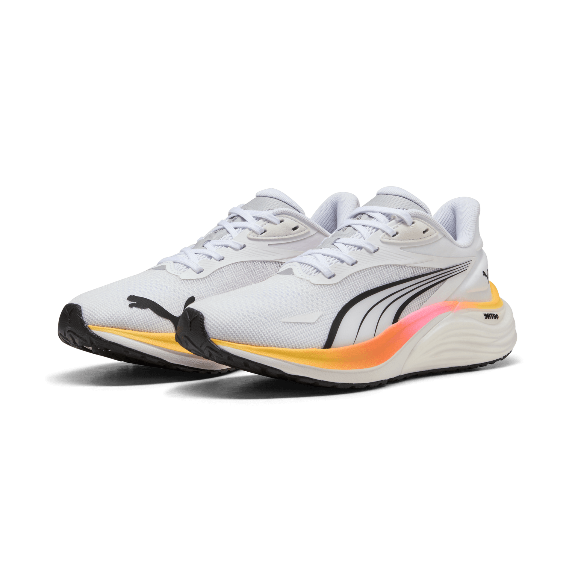 PUMA Electrify Nitro 4 – Puma White Sun Stream Poison Pink — 3