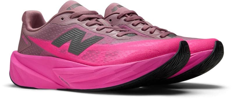 New Balance FuelCell Rebel v5 – Pink Heat Rosewood — 3