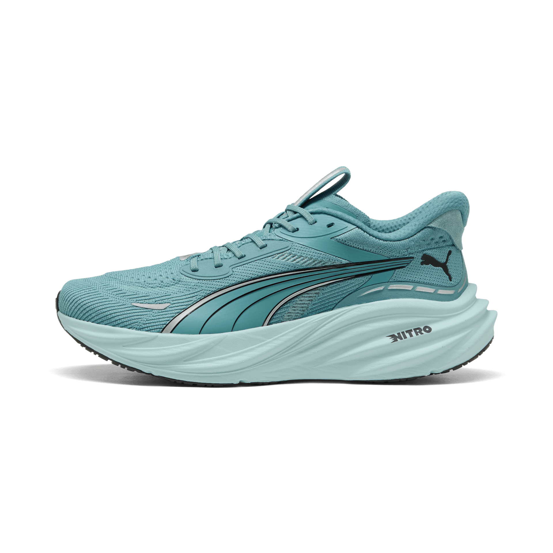 PUMA Magnify Nitro 3 – Baltic Sea Blue Puma Black — 2