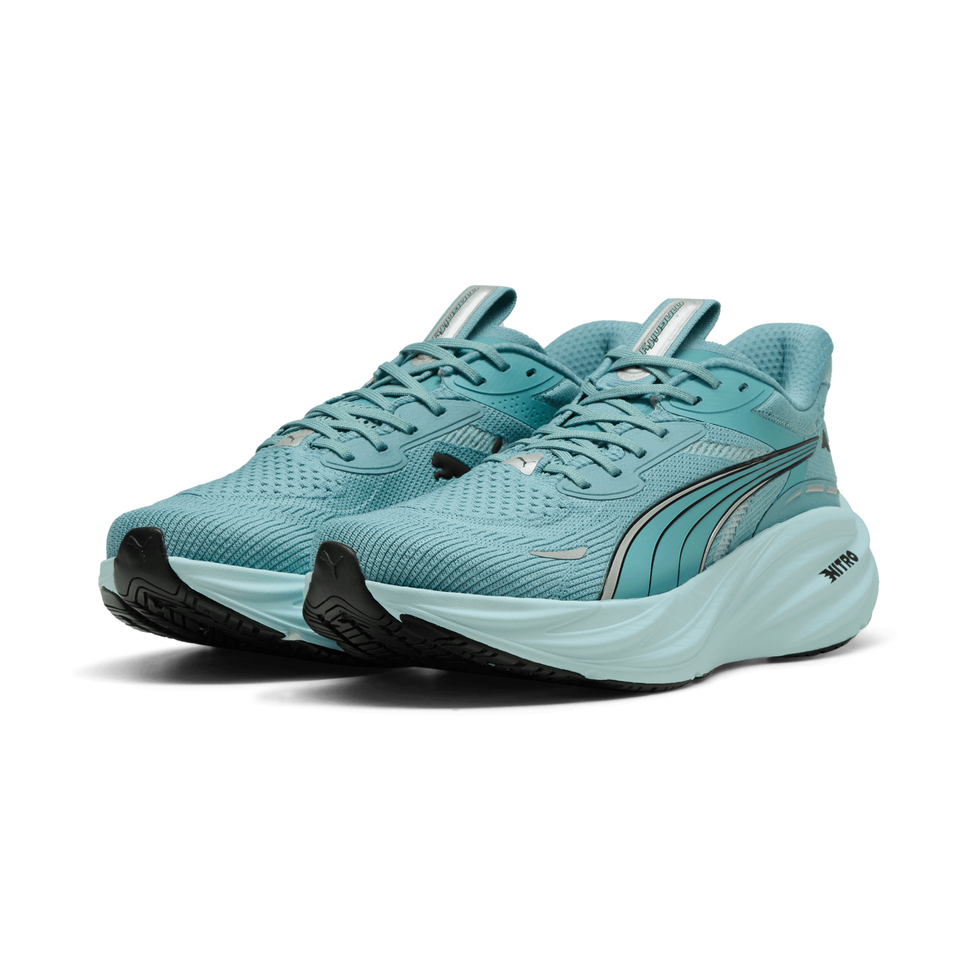 PUMA Magnify Nitro 3 – Baltic Sea Blue Puma Black — 3