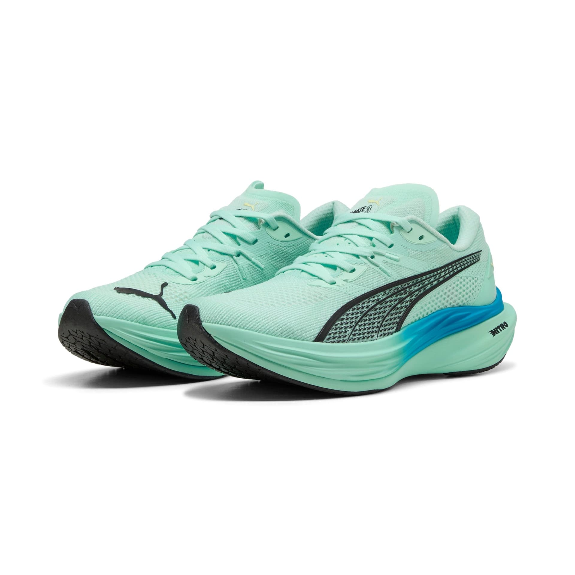 PUMA Deviate Nitro 3 – Mint Melt Speed Blue — 3