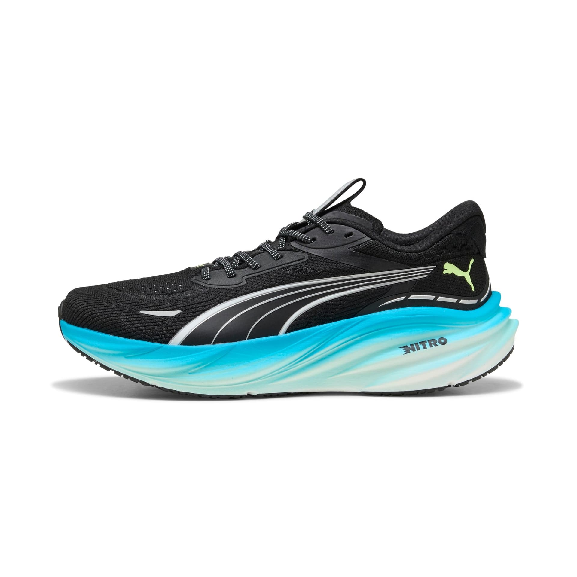 PUMA Magnify Nitro 3 – Mint Melt Puma Black Speed Blue Fizzy Light Cool Mid Gray — 2