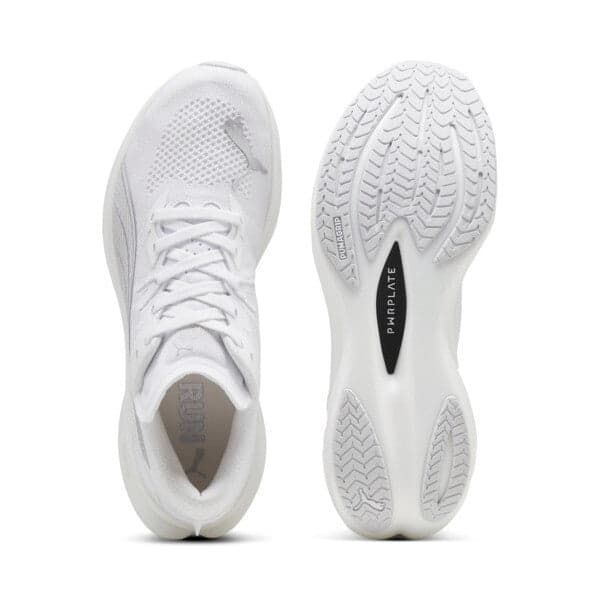 PUMA Deviate Nitro 3 – Puma White Feather Gray Puma Silver — 6