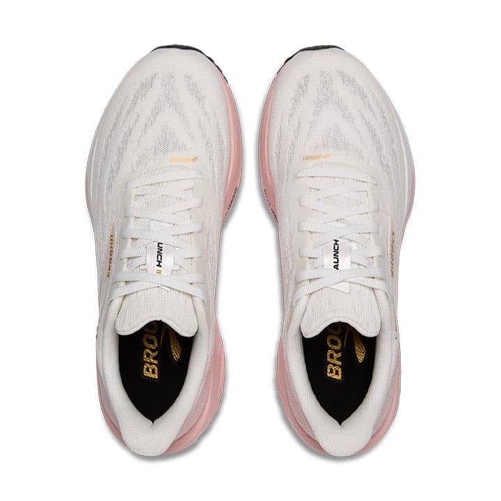 Brooks Launch 11 – White Gold Pink — 5