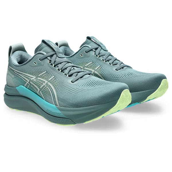 ASICS Gel-Kayano 33 – Foggy Teal Illuminate Yellow — 2