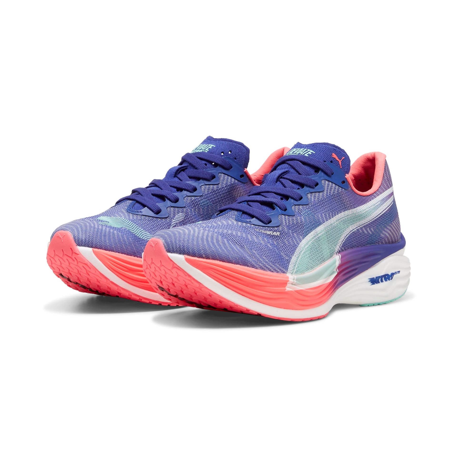 PUMA Deviate Nitro Elite 3 – Lapis Lazuli Sunset Glow Electric Peppermint — 3