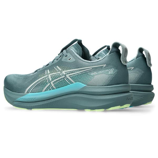 ASICS Gel-Kayano 33 – Foggy Teal Illuminate Yellow — 3