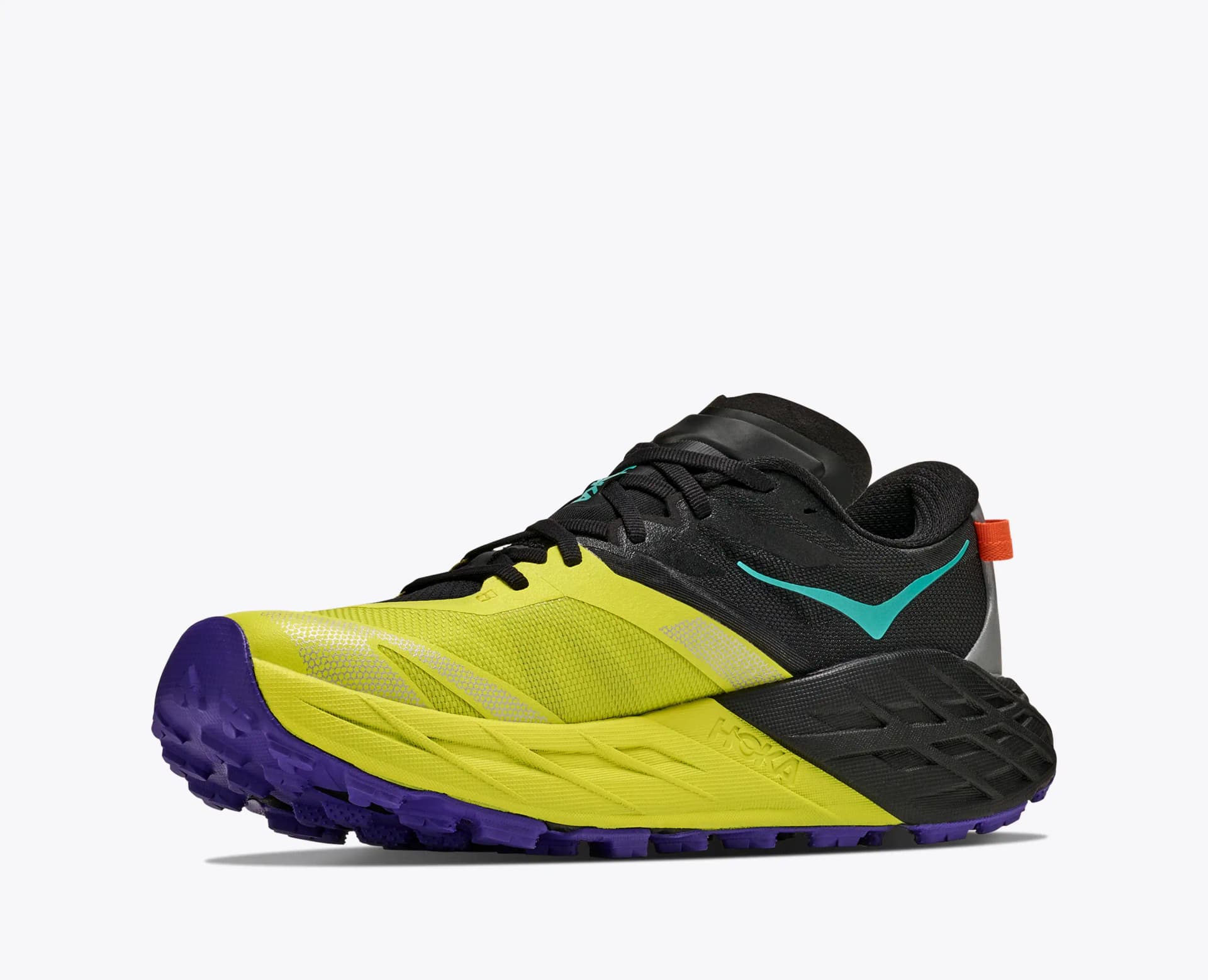 HOKA Speedgoat 7 – Black / Hoka Citrus — 3