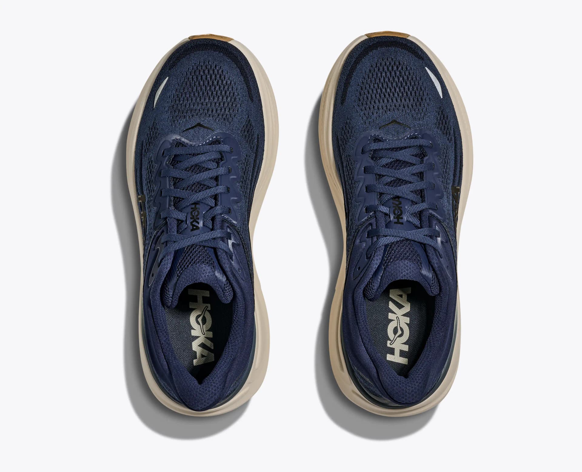 HOKA Bondi 9 – Midnight Blue / Varsity Navy — 2