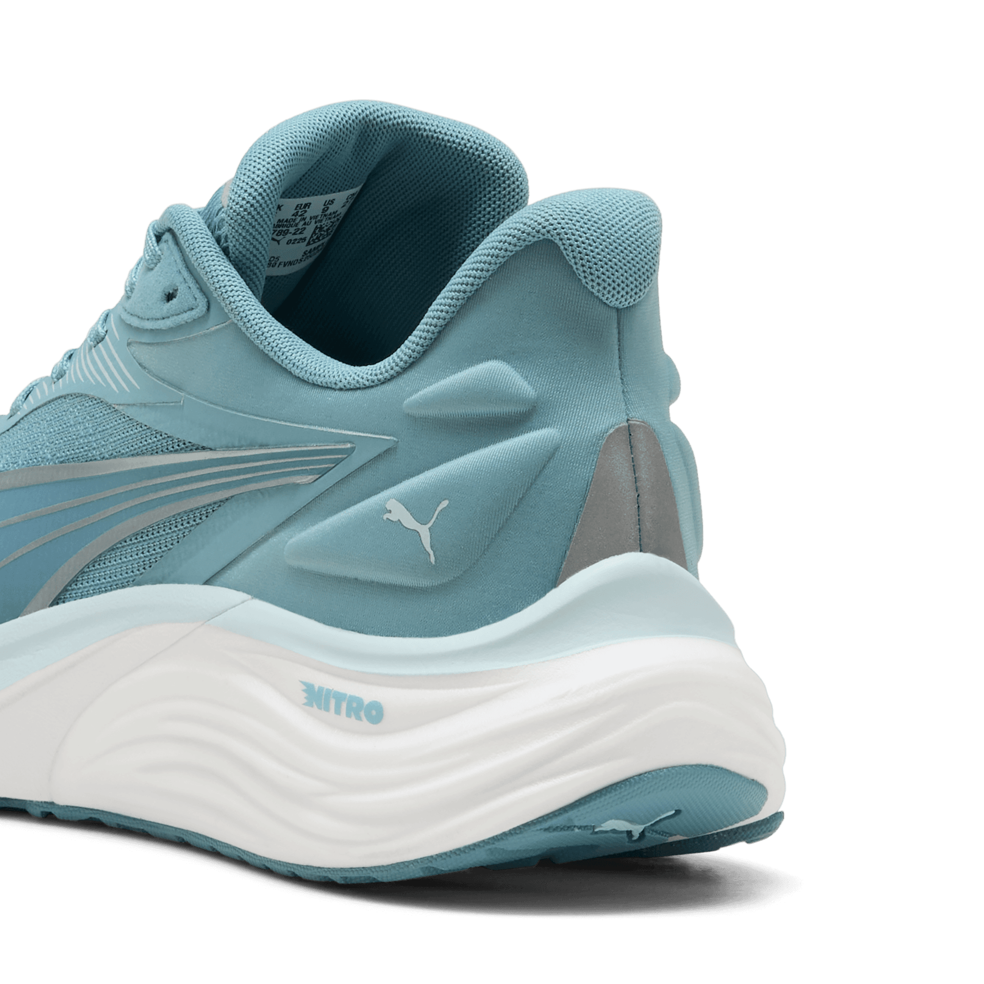PUMA Electrify Nitro 4 – Baltic Sea Blue Fresh Water Puma Silver — 5