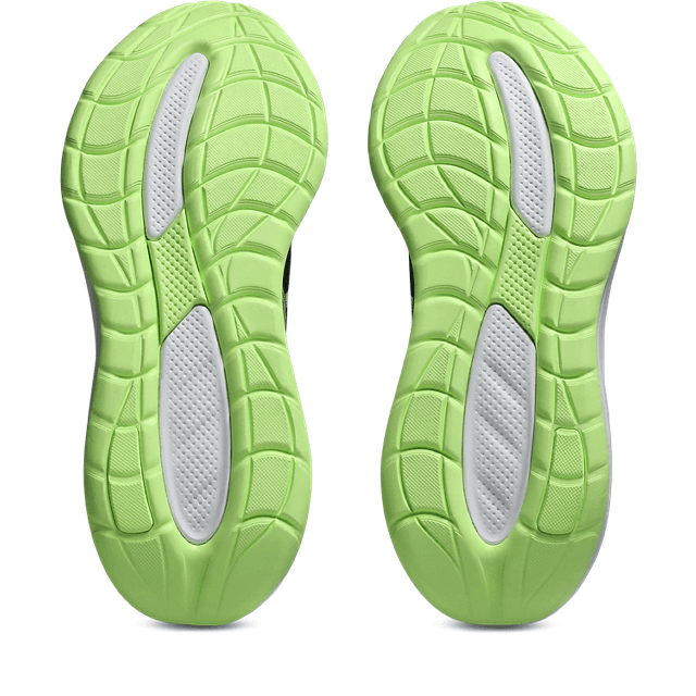ASICS Gel-Cumulus 28 – Black Illuminate Green — 8