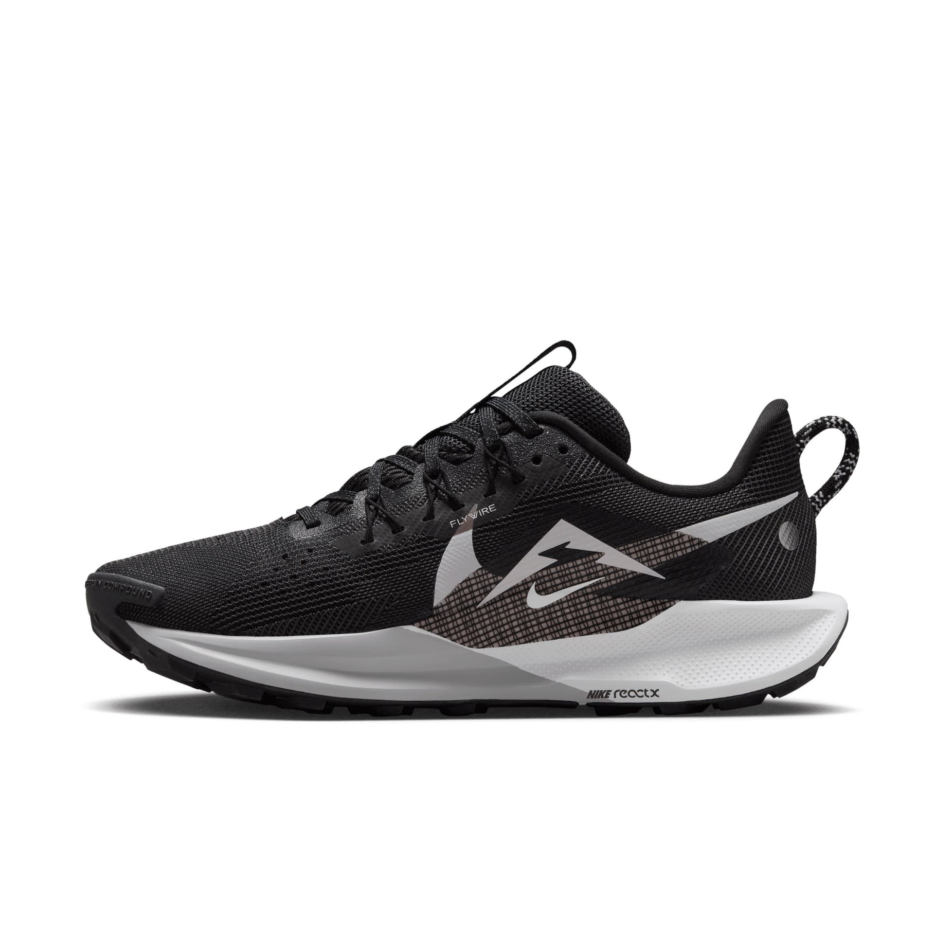 Nike Pegasus Trail 5 – Black White Anthracite Wolf Grey — 2