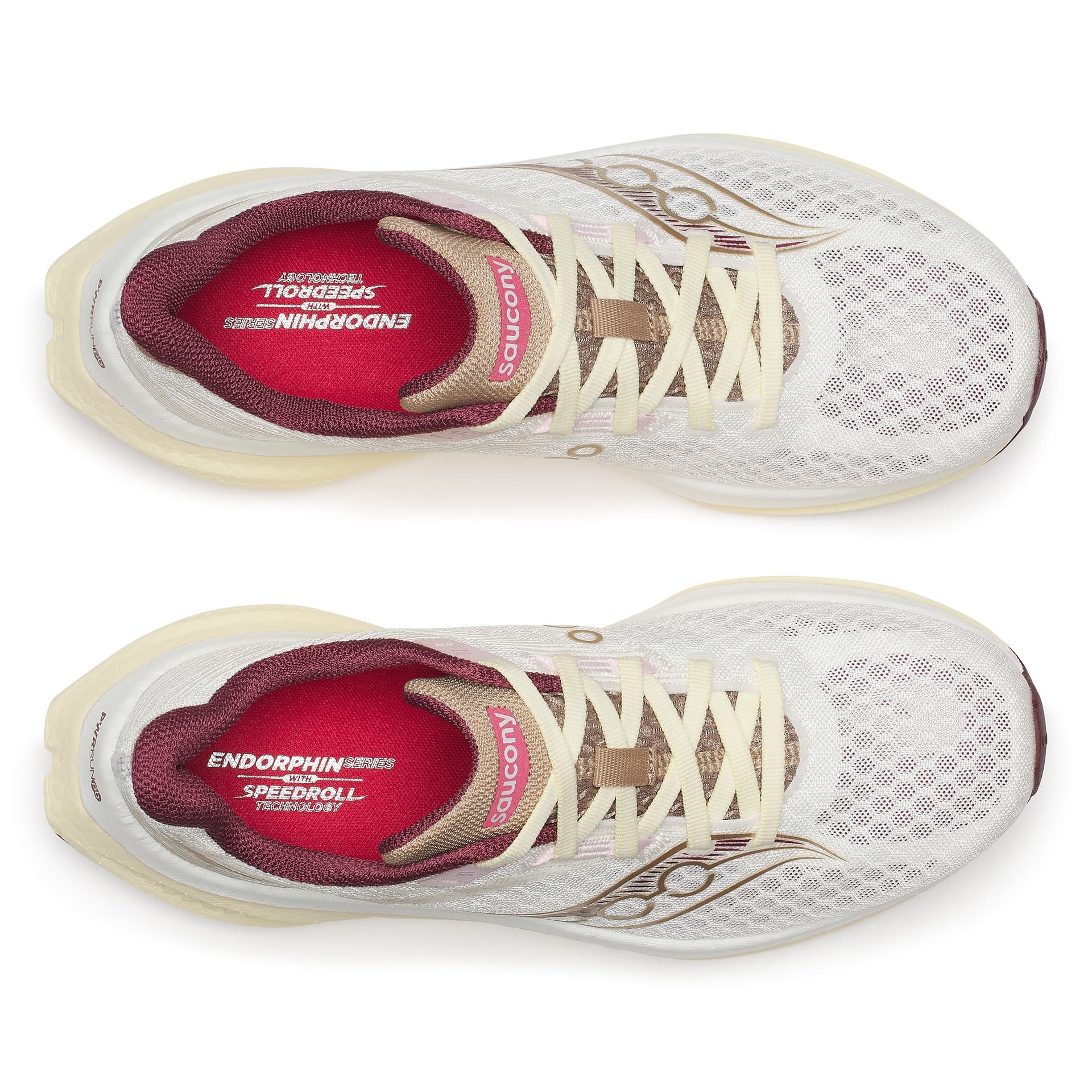 Saucony Endorphin Speed 5 – Ivory Maroon — 4
