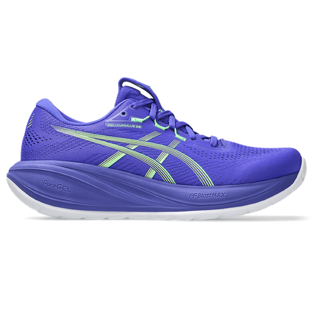 ASICS Gel-Cumulus 28 – Cobalt Burst Illuminate Green