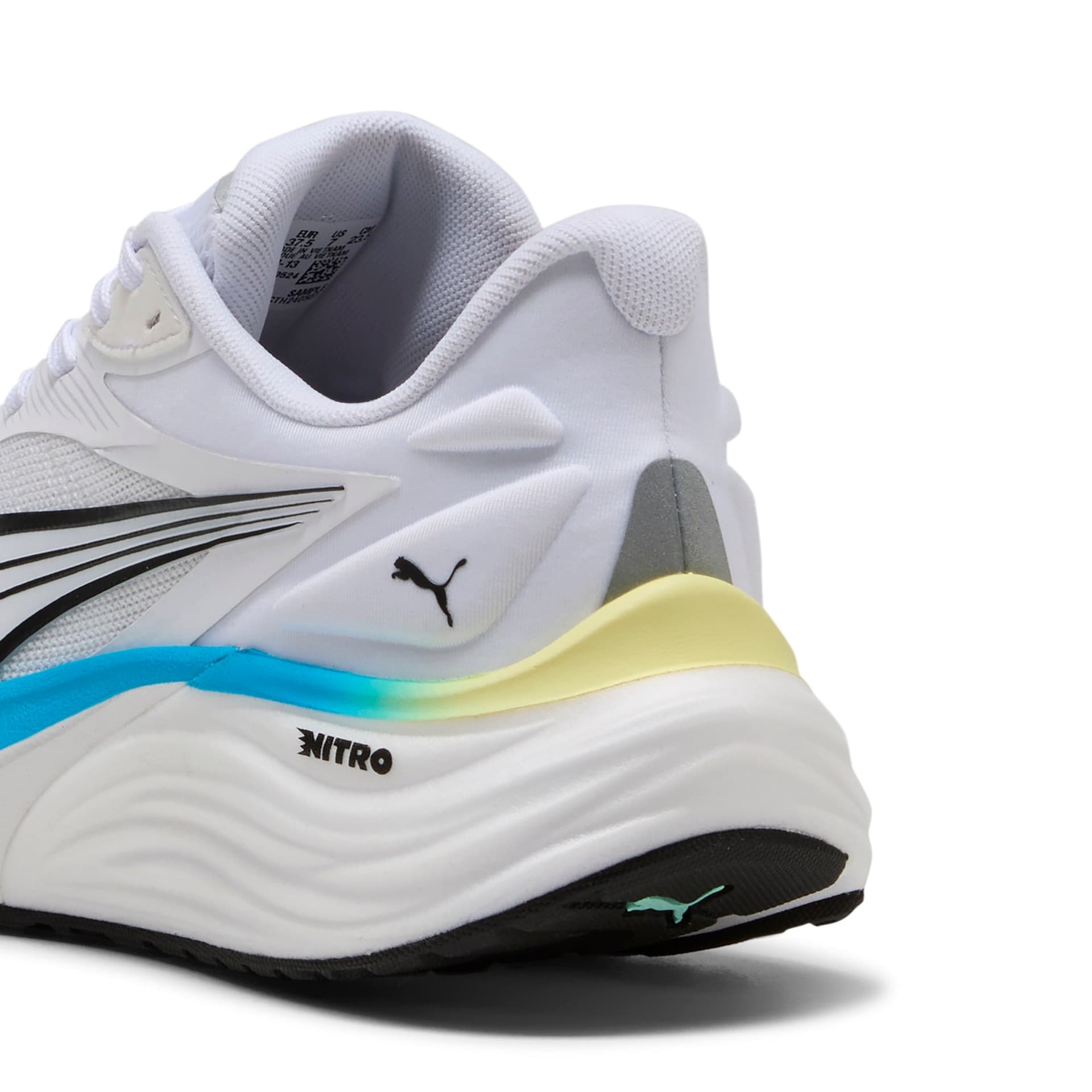 PUMA Electrify Nitro 4 – Puma White Mint Melt Speed Blue — 5