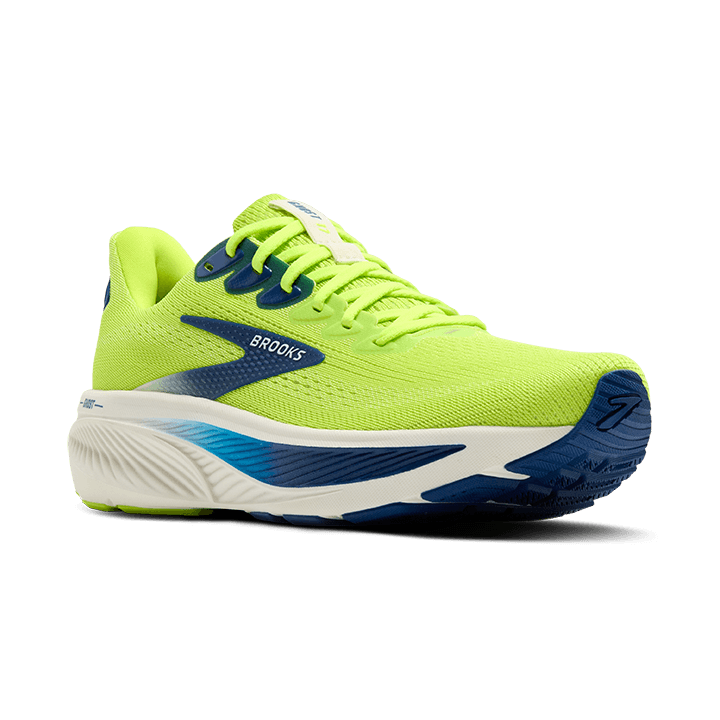 Brooks Ghost 17 – Acid Lime Navy White — 3