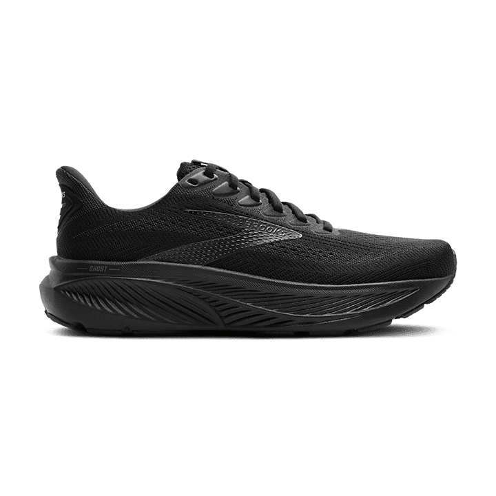 Brooks Ghost 17 – Black Black Ebony (2)
