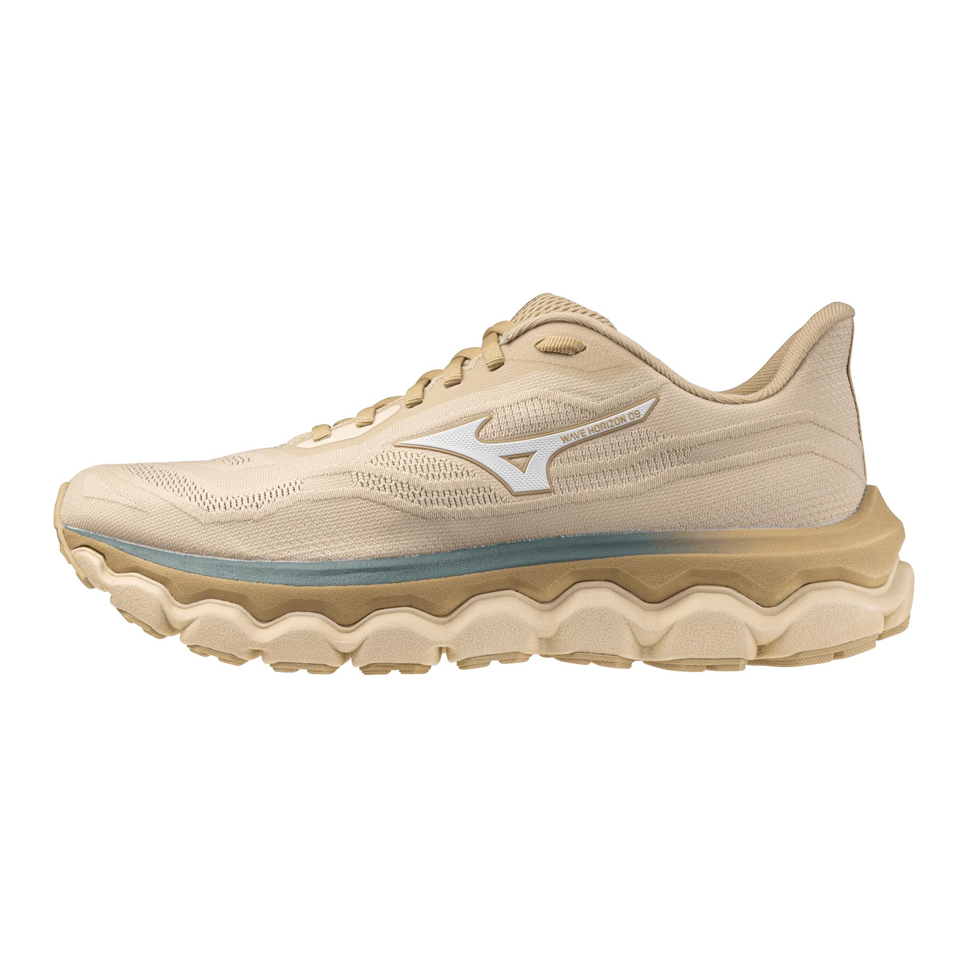 Mizuno Wave Horizon 9 – Pale Khaki White — 2
