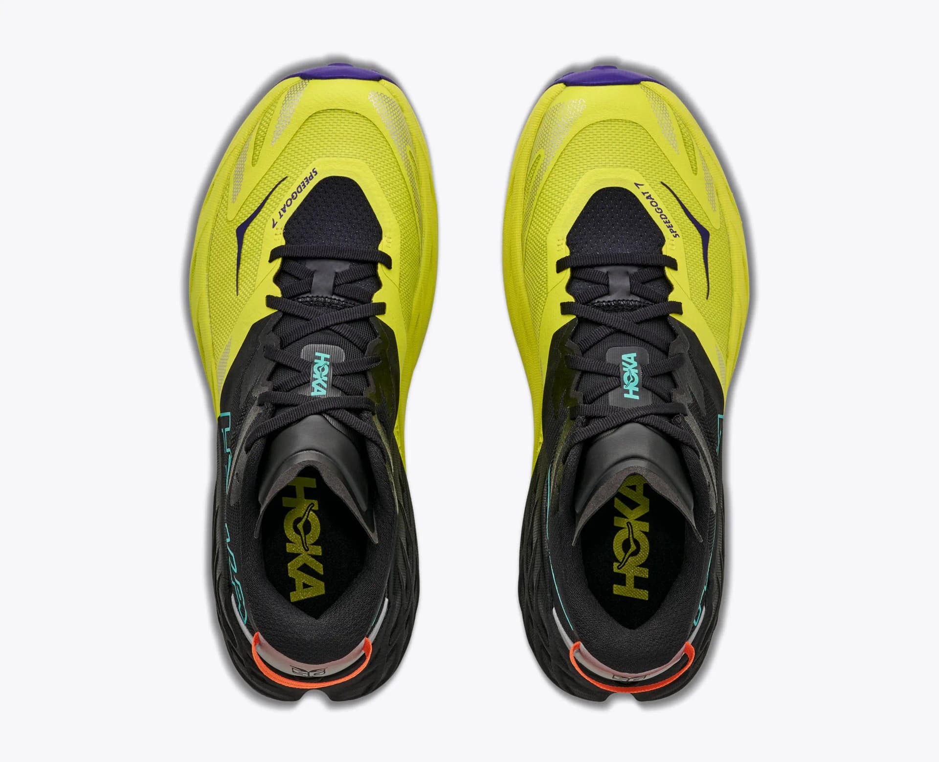 HOKA Speedgoat 7 – Black / Hoka Citrus — 2