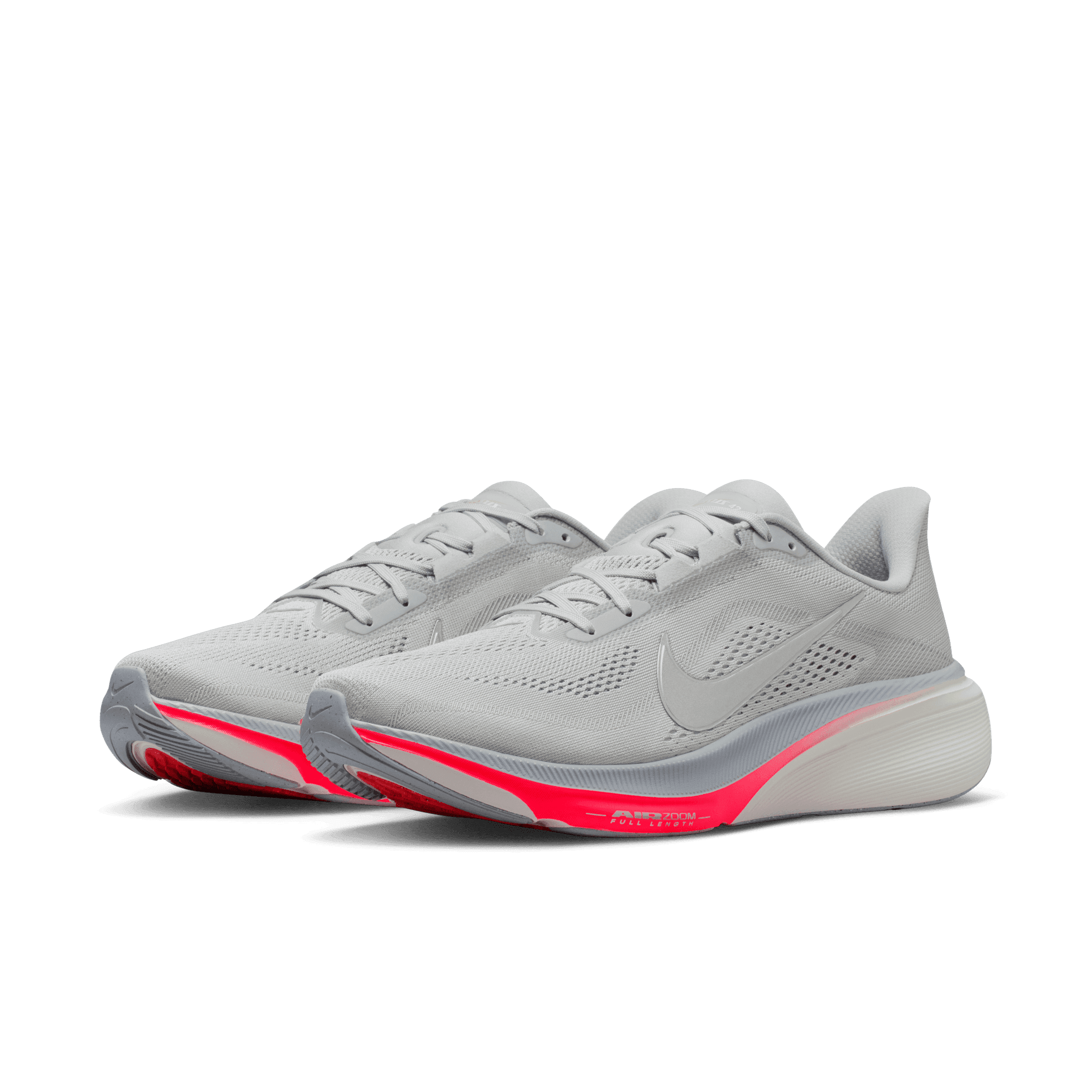 Nike Pegasus 42 – Wolf Grey Metallic Silver Photon Dust — 3