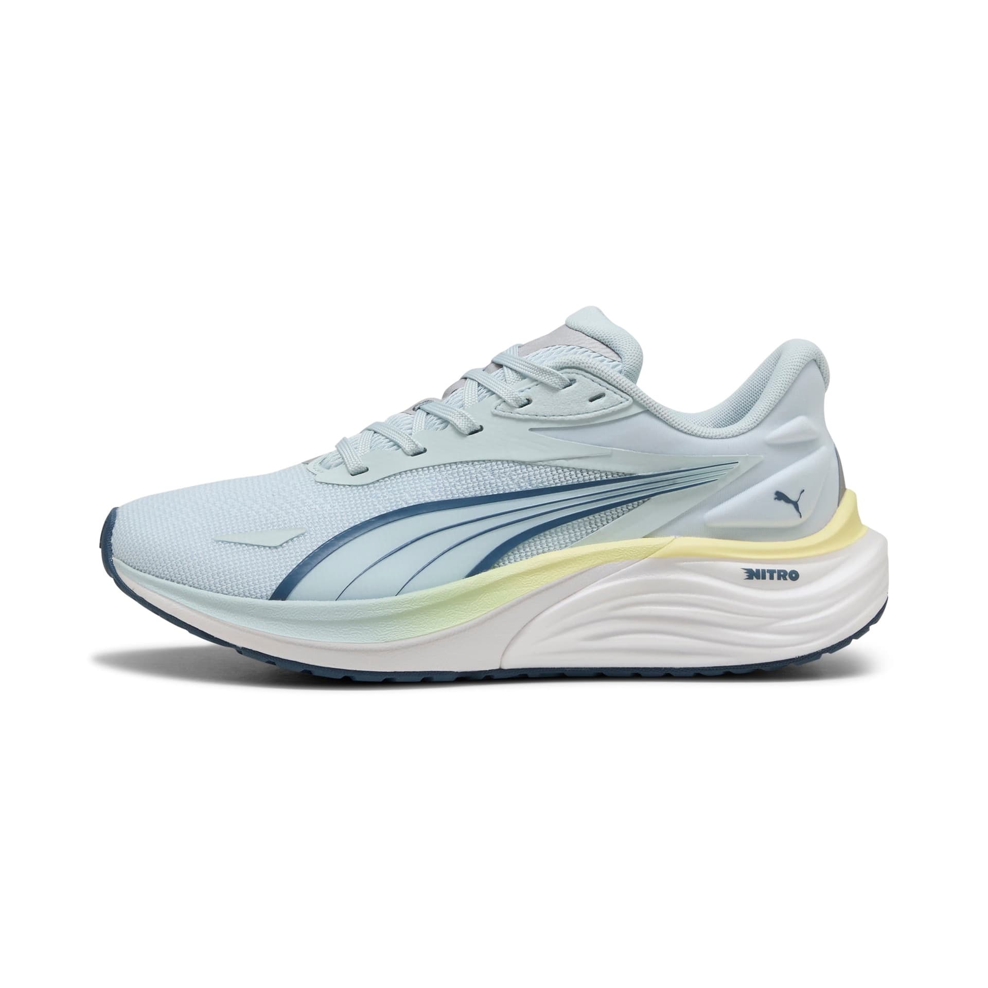 PUMA Electrify Nitro 4 – Sea Glass Dark Indigo Gray Echo — 2