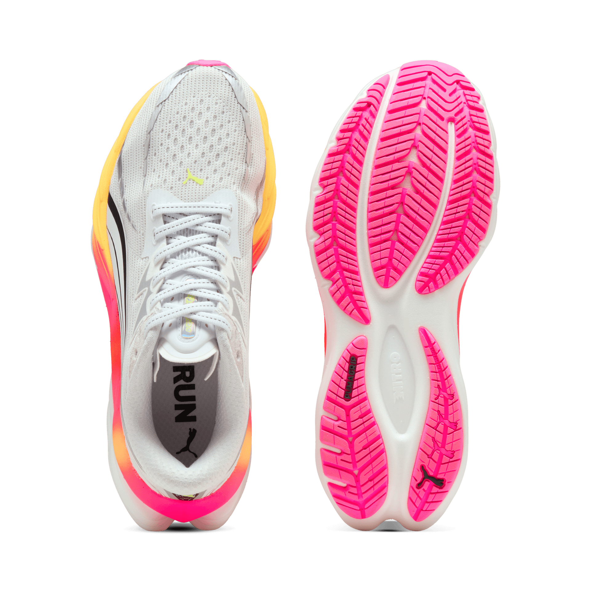 PUMA Velocity Nitro 4 – Puma White Glowing Red Poison Pink — 6