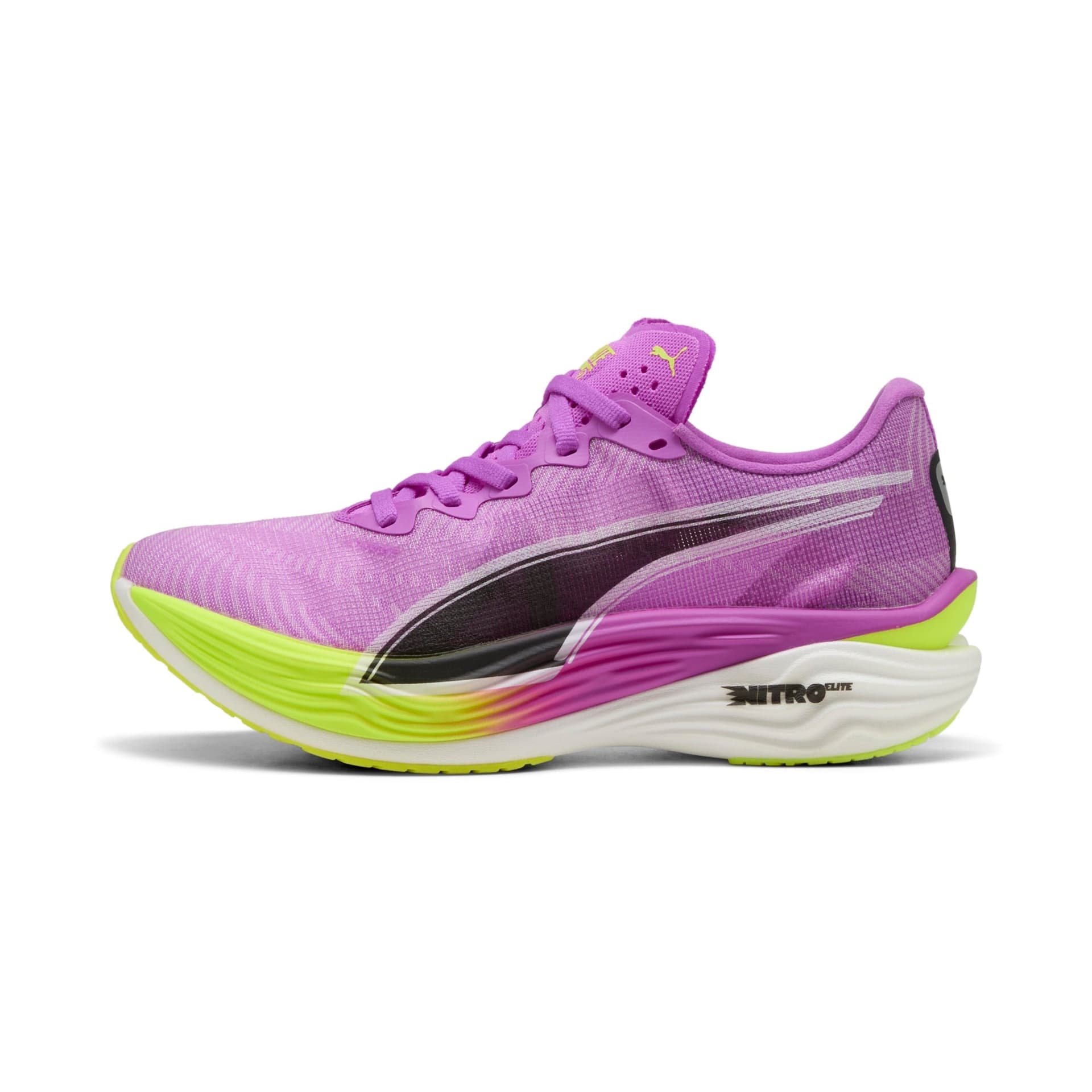 PUMA Deviate Nitro Elite 3 – Pure Magenta Yellow Alert — 2
