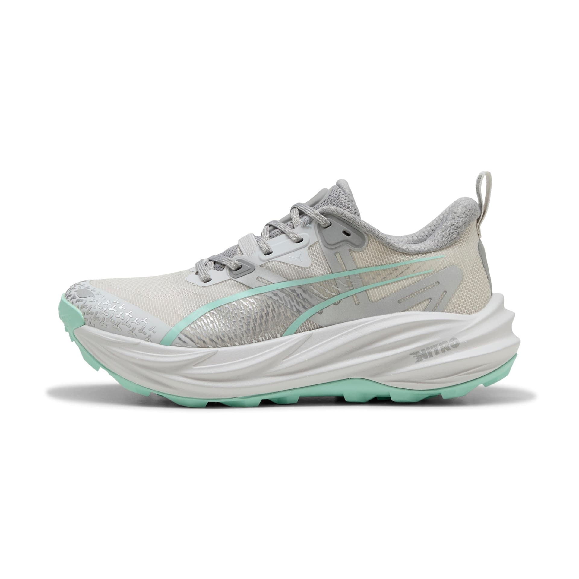 PUMA Voyage Nitro 4 – Feather Gray Mint Melt Puma Silver — 2