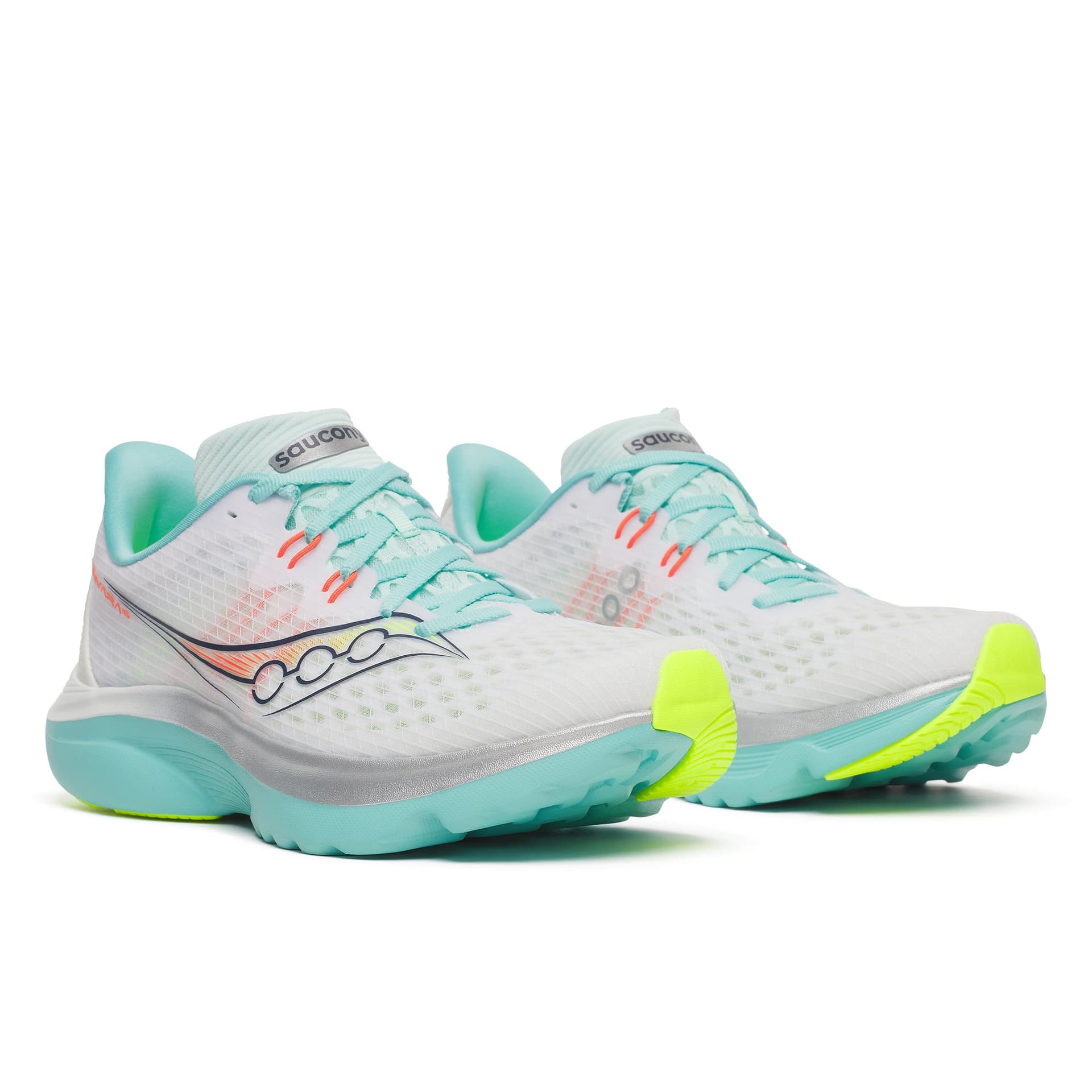 Saucony Kinvara 16 – White Aqua — 3