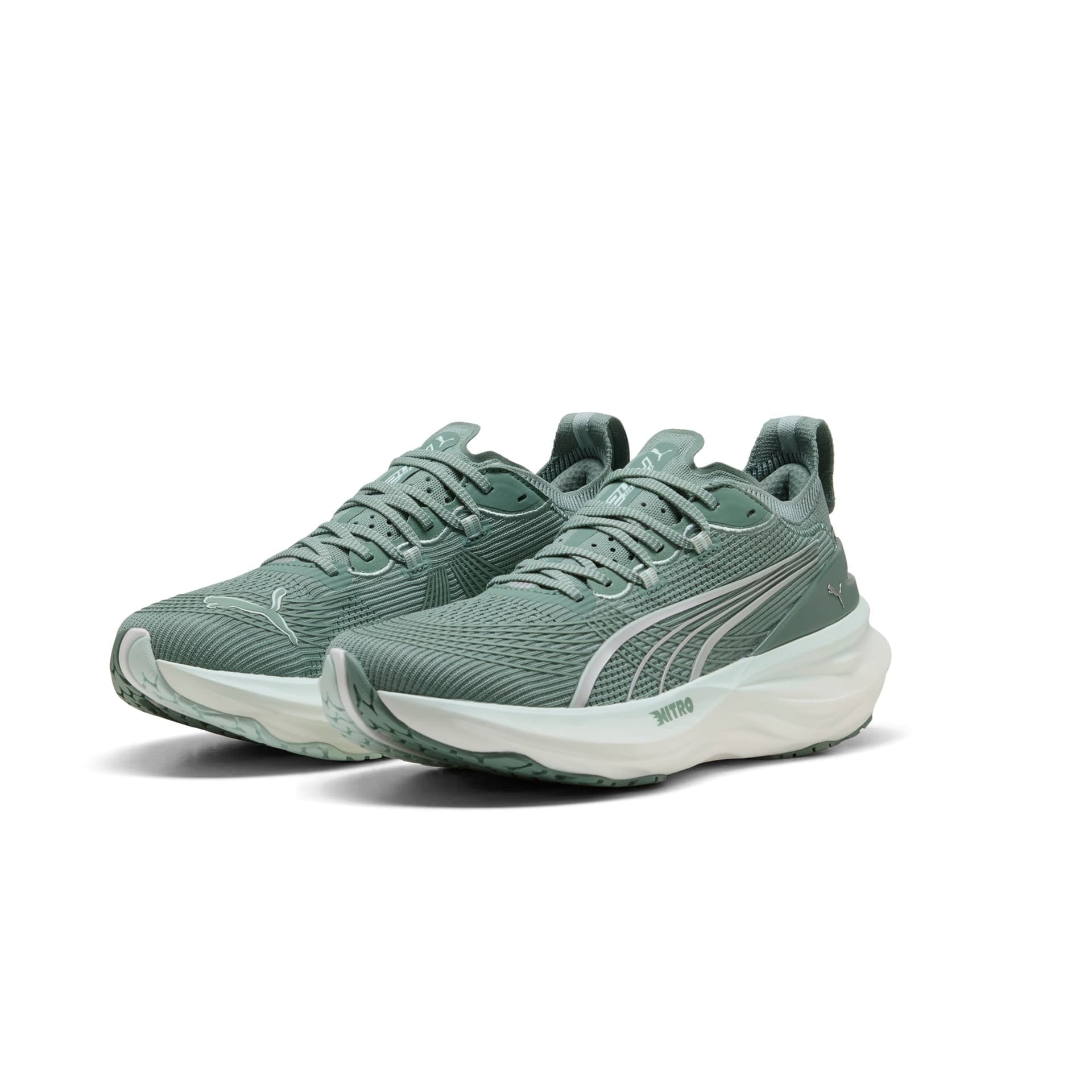 PUMA ForeverRun Nitro 2 – Green Moon Peaceful Blue — 3