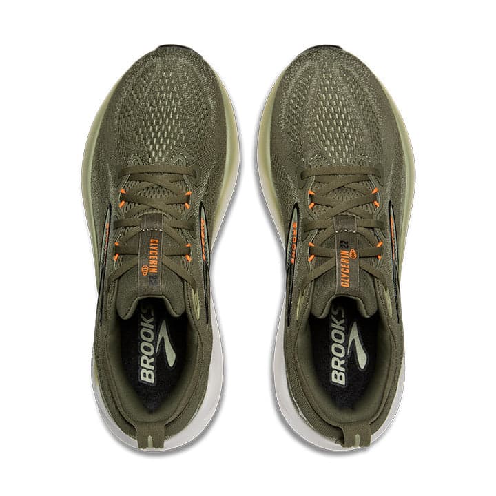 Brooks Glycerin 22 – Dusty Olive Tea Orange — 4