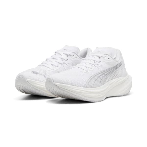 PUMA Deviate Nitro 3 – Puma White Feather Gray Puma Silver — 3