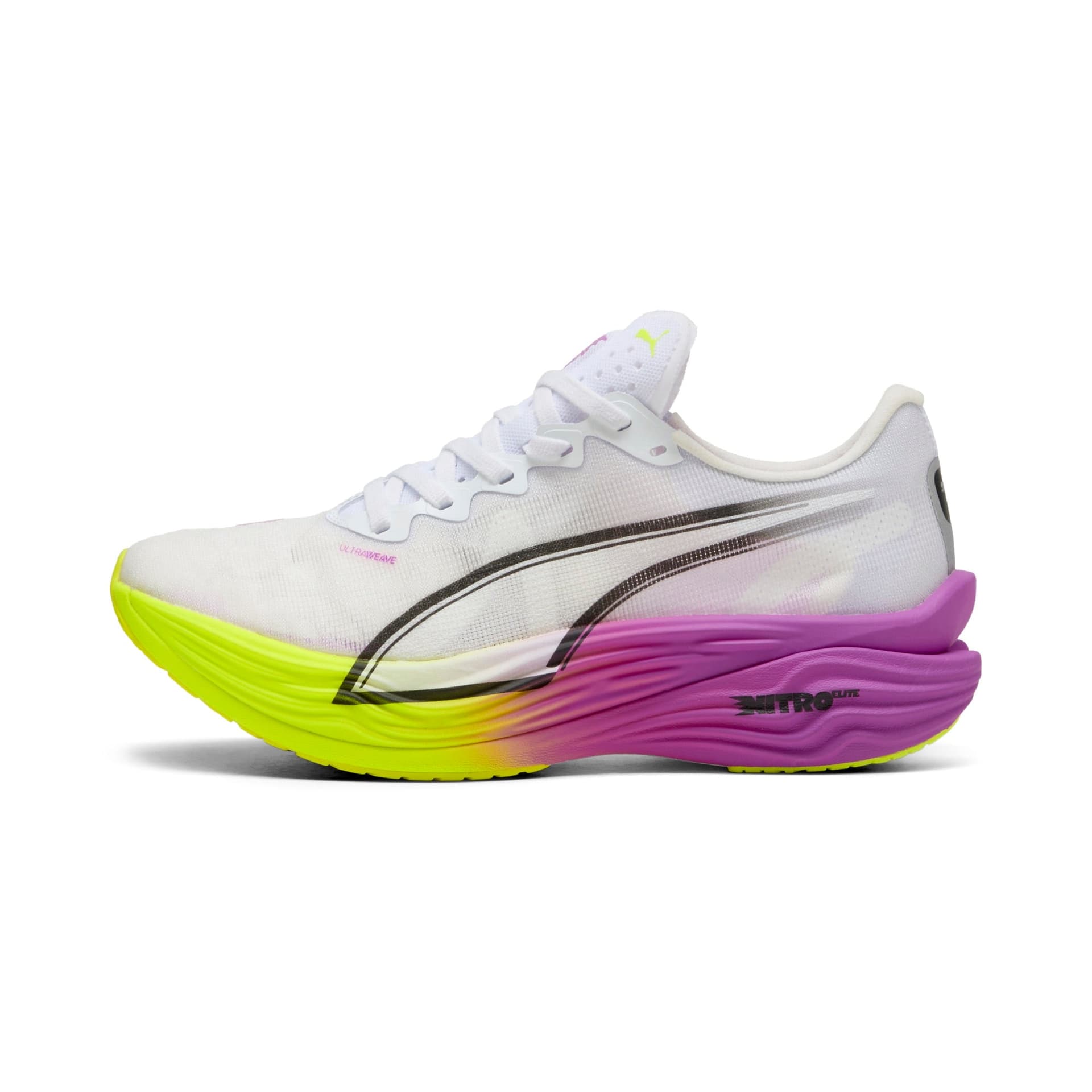 PUMA Deviate Nitro Elite 3 – Puma White Pure Magenta — 2