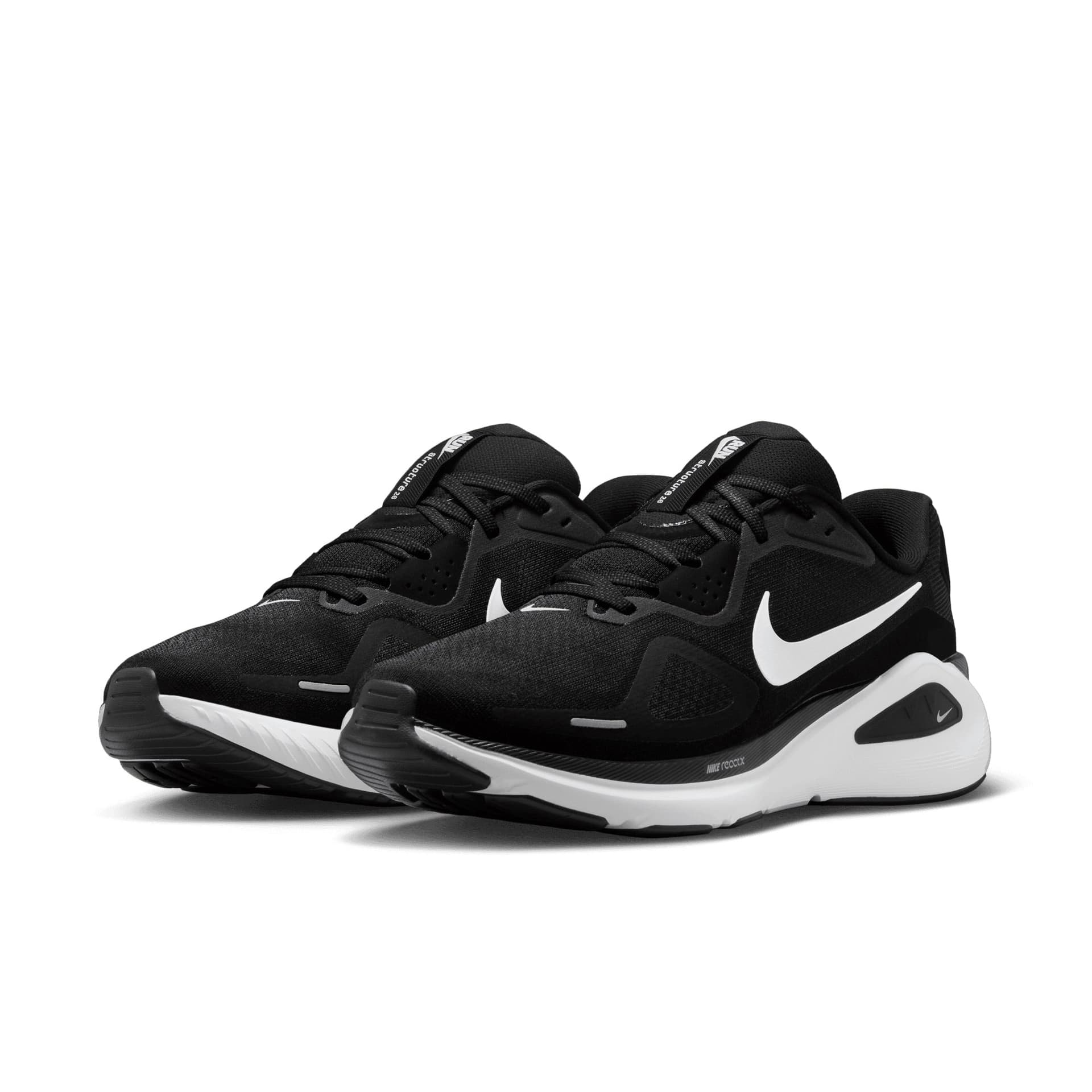 Nike Structure 26 – Black White Cool Grey Metallic Silver — 3