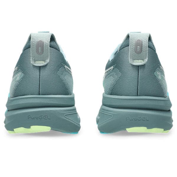 ASICS Gel-Kayano 33 – Foggy Teal Illuminate Yellow — 6