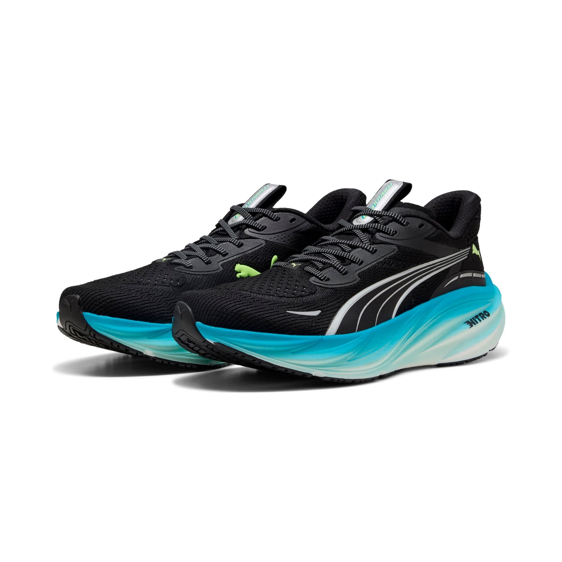 PUMA Magnify Nitro 3 – Puma Black Speed Blue — 3